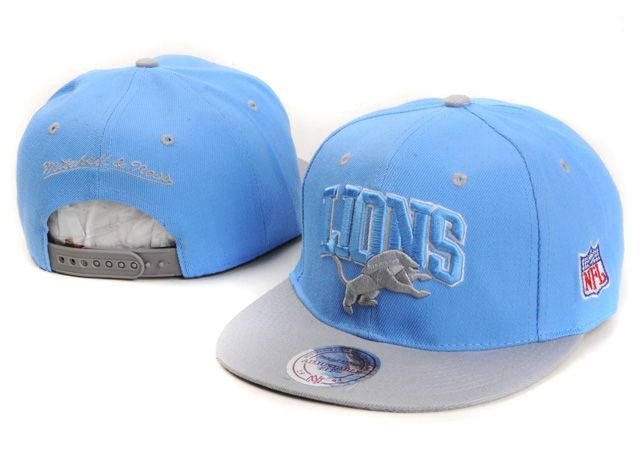 NFL Detroit Lions M&N Snapback Hat NU02